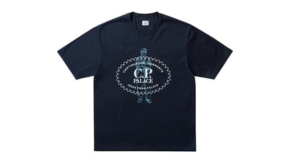 Palace x C.P. Company Mercerized Jersey 30/2 Twisted T-Shirt Navy