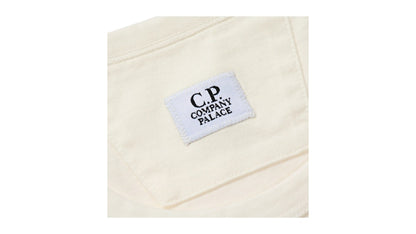 Palace x C.P. Company Mercerized Jersey 30/2 Twisted T-Shirt White
