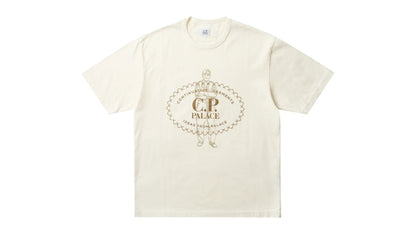 Palace x C.P. Company Mercerized Jersey 30/2 Twisted T-Shirt White