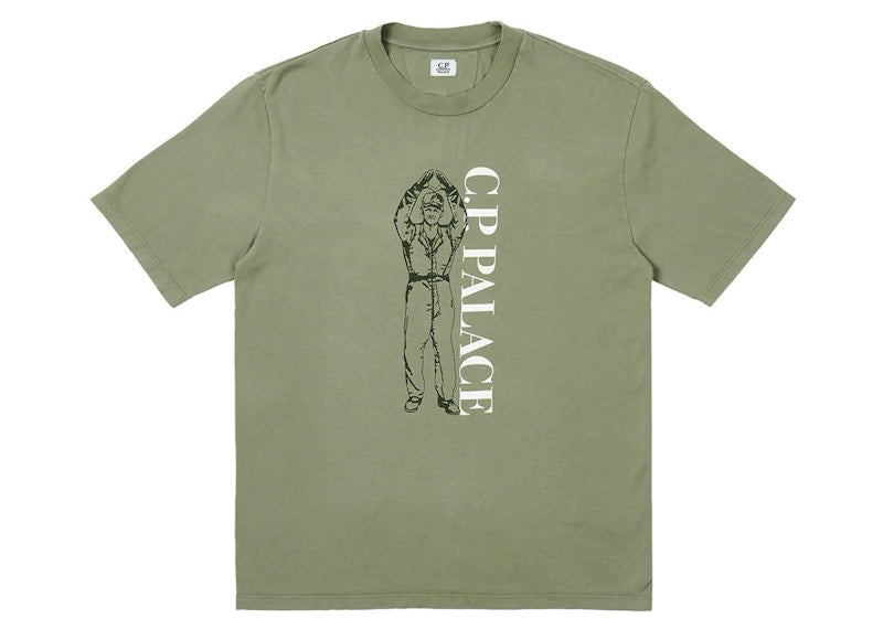 Palace x C.P. Company T-Shirt Olive