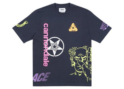 Palace x Cannondale Mad Boy T-shirt Navy