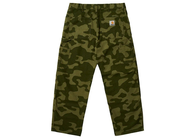 Palace x Carhartt WIP Double Knee Pant Dollar Green