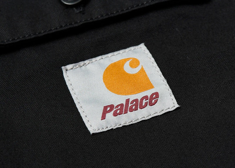 Palace x Carhartt WIP Longsleeve Master Shirt Washed Black