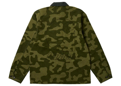 Palace x Carhartt WIP Michigan Coat Dollar Green Camo