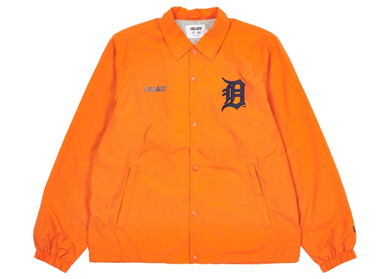 Palace x Detroit Tigers New Era Coach Jacket Orange