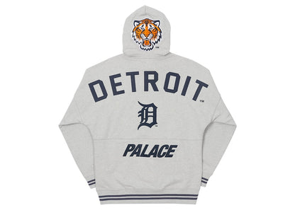 Palace x Detroit Tigers New Era Drop Shoulder Hood Grey Marl