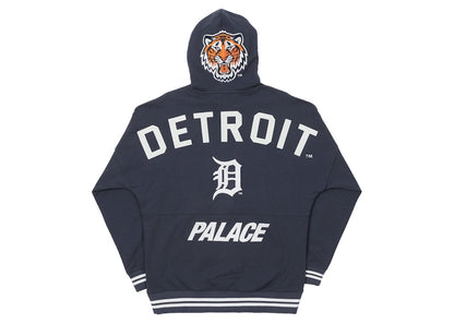 Palace x Detroit Tigers New Era Drop Shoulder Hood Navy