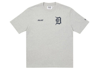 Palace x Detroit Tigers New Era T-shirt Grey Marl