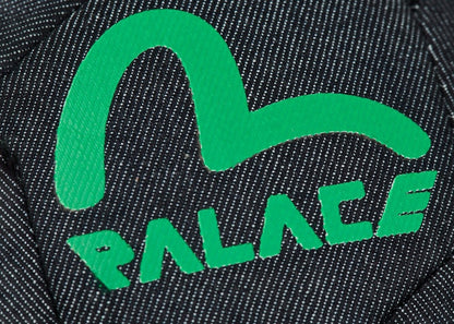 Palace x Evisu Denim Football Indigo Raw