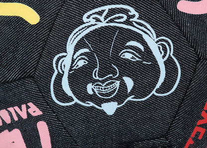 Palace x Evisu Denim Football Indigo Raw