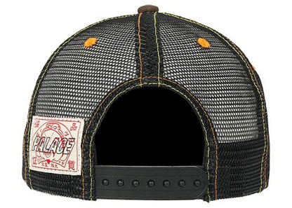 Palace x Evisu Denim Mesh Trucker Cap Camo
