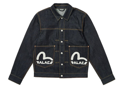 Palace x Evisu Dice Denim Jacket Raw