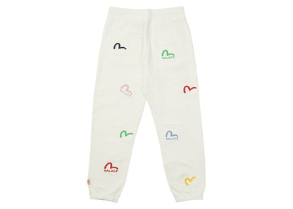 Palace x Evisu Multi Pocket Joggers Egret