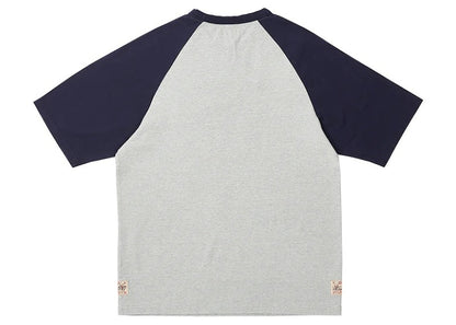 Palace x Evisu Seagull Raglan T-shirt Grey Marl
