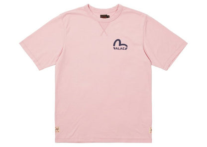 Palace x Evisu Seagull T-shirt Pink Nectar