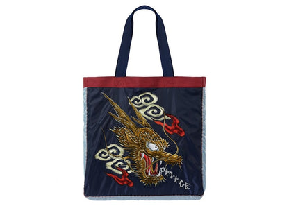 Palace x Evisu Souvenir Tote Bag Deep Navy