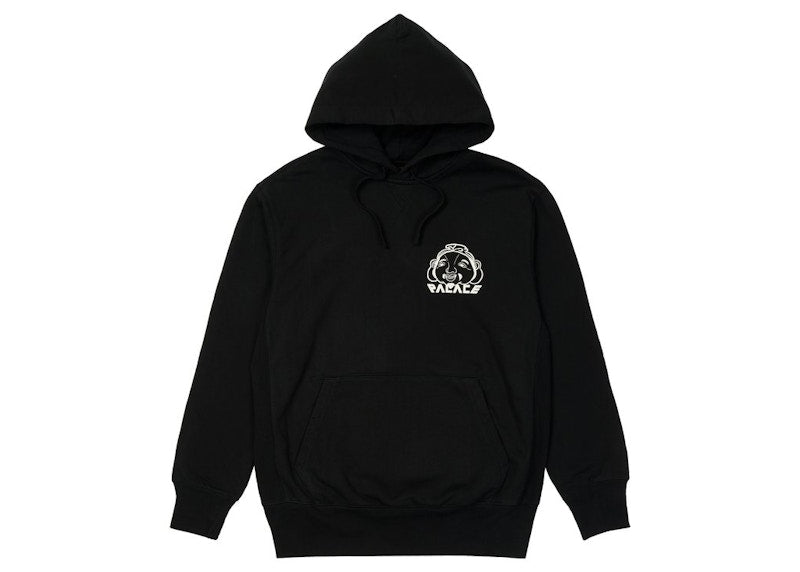Palace x Evisu Tri-Godhead Hood Black