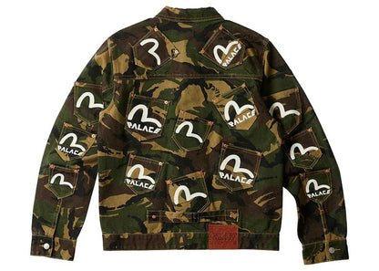 Palace x Evisu Type One Denim Jacket Camo