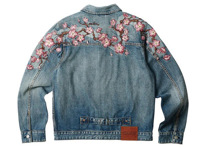 Palace x Evisu Type One Denim Jacket Stone Wash