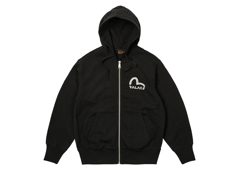 Palace x Evisu Zip Hood Black