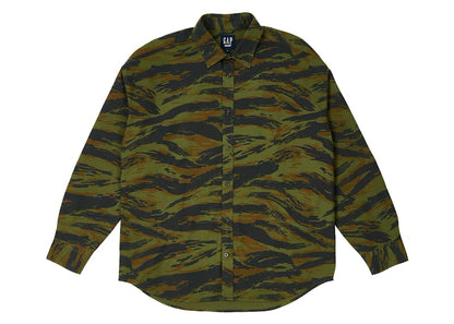 Palace x Gap Drop Shoulder Oxford Shirt Camo