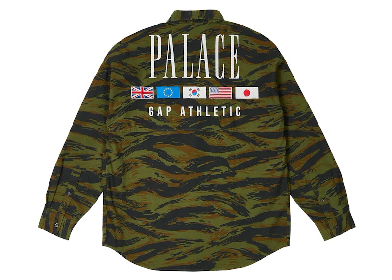 Palace x Gap Drop Shoulder Oxford Shirt Camo