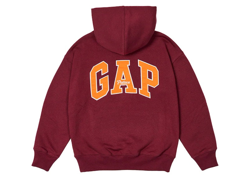 Palace x Gap Kids Hood Burgundy
