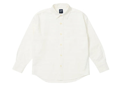 Palace x Gap Kids Shoulder Drop Oxford Shirt White