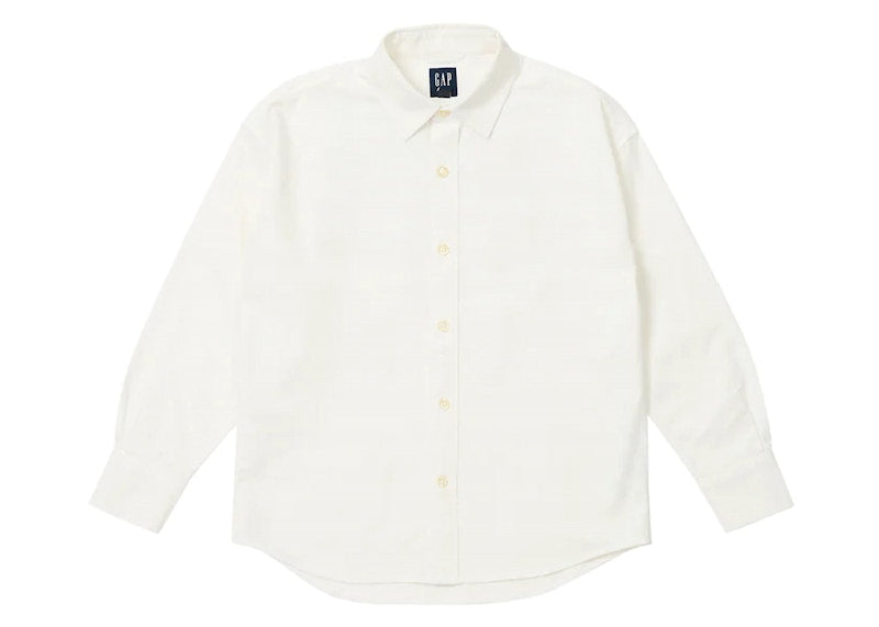 Palace x Gap Kids Shoulder Drop Oxford Shirt White