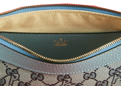 Palace x Gucci GG-P Canvas Half-Moon Mini Bag Pale Blue