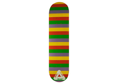 Palace x Gucci Multicolor Skateboard Deck Multicolor Stripes