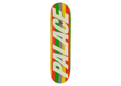 Palace x Gucci Multicolor Skateboard Deck Multicolor Stripes