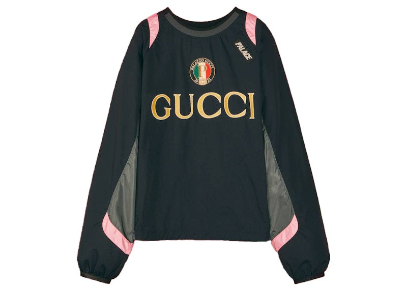 Palace x Gucci Nylon Patches Track Jacket Black