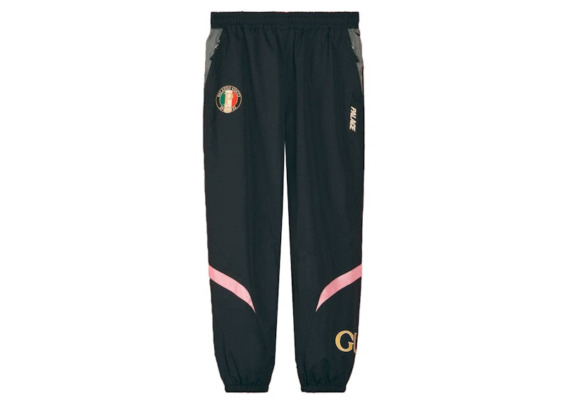 Palace x Gucci Nylon Patches Track Pants Black