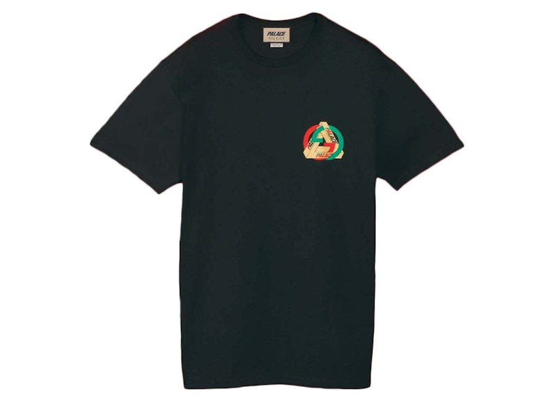 Palace x Gucci Printed Heavy Cotton Jersey T-shirt Black