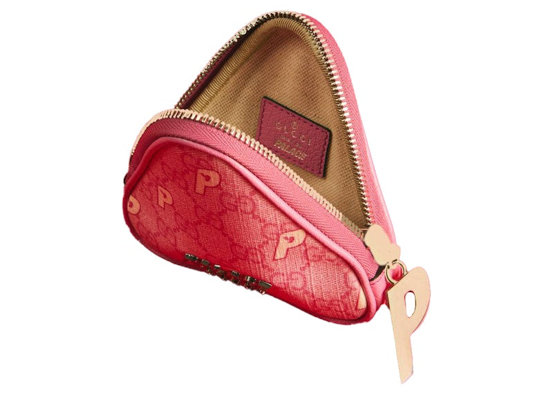 Palace x Gucci Triferg Supreme GG-P Coin Purse Pale Pink