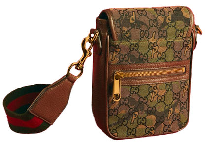 Palace x Gucci Web Canvas GG-P Messenger Bag Camouflage