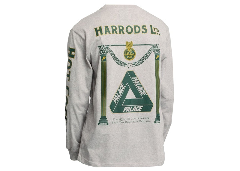Palace x Harrods L/S T-shirt Grey