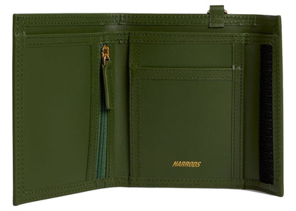Palace x Harrods Leather Logo Chain Wallet Green
