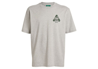 Palace x Harrods Logo T-shirt Grey