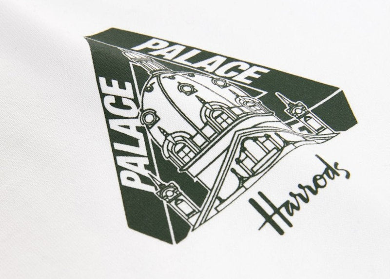 Palace x Harrods Logo T-shirt White