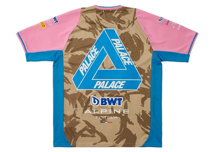 Palace x Kappa For Alpine Driver Jersey Desert Camo