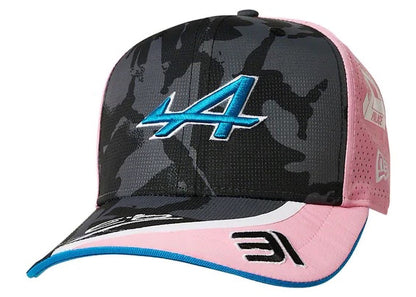 Palace x Kappa New Era For Alpine 9Fifty Curved Brim Pit Ocon Cap Night Desert Camo