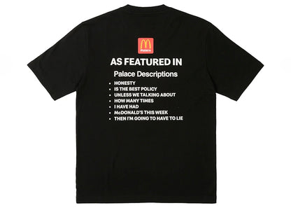Palace x McDonald's Description I T-shirt Black