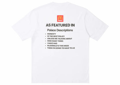 Palace x McDonald's Description I T-shirt White