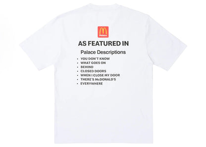 Palace x McDonald's Description II T-shirt White