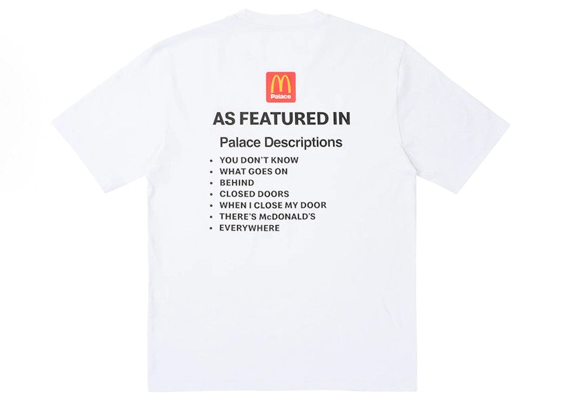 Palace x McDonald's Description II T-shirt White