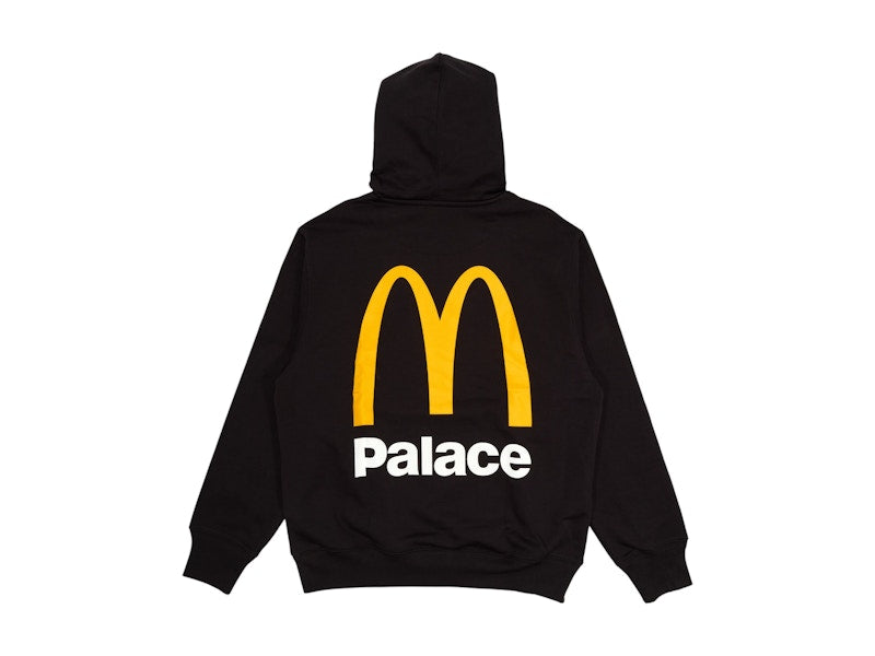 Palace x McDonald's Logo Hood Black