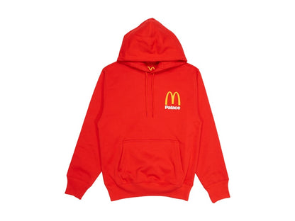 Palace x McDonald's Logo Hood Red