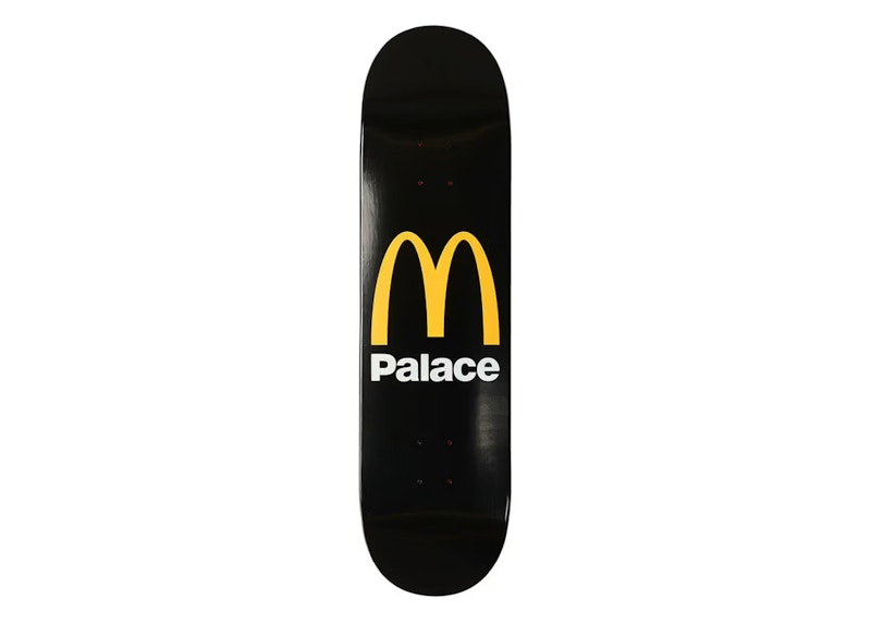 Palace x McDonald's Logo Skateboard Deck Black